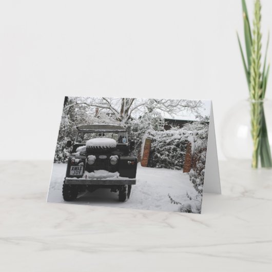 DE VREUGDE VAN KERSTMIS FEESTDAGEN KAART (Voorkant)