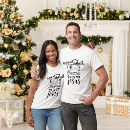 De vreugde van Kerstmis is Jezus T-shirt