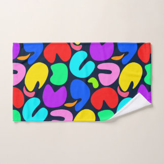 De vreugde van kleuren (donker) bad handdoek