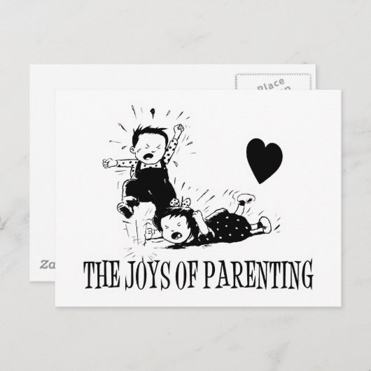 De vreugde van Ouderschap Briefkaart (Voorkant / Achterkant)