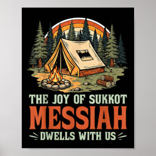 De vreugde van Sukkot Messias woont bij ons Joods  Poster