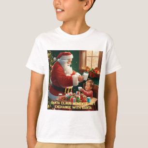 "De vreugdevolle uitwisseling: Sinterklaas en kind T-shirt