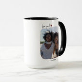 De vriend die iedereen graag had | Roze foto Mok (Voorkant rechts)