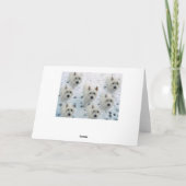 De Vriend enz. van de Papa van Mum van de Feestdagen Kaart (Achterkant)