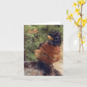 De Vriend van het hallo daar (lege notakaart) Kaart (Gele Bloem)