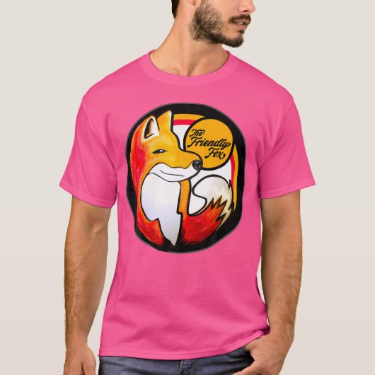 De vriendelijke Fox Logo T-shirt (Voorkant)