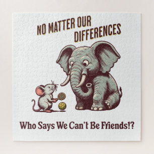 De Vriendelijke Olifant en Muis Legpuzzel