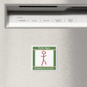 De vriendelijke vrouw magneet (Insitu (Vaatwasser))