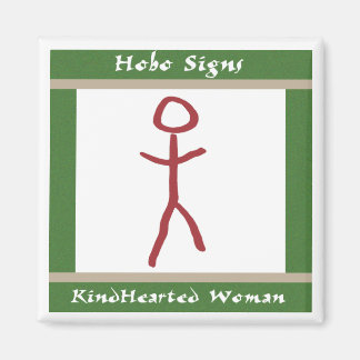 De vriendelijke vrouw magneet