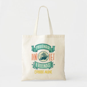 De vrienden laten alleen de geen Cruise van Tote Bag