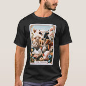 De Vrienden Tarot Kaart Vegan Vegetarisch Dier T-shirt (Voorkant)
