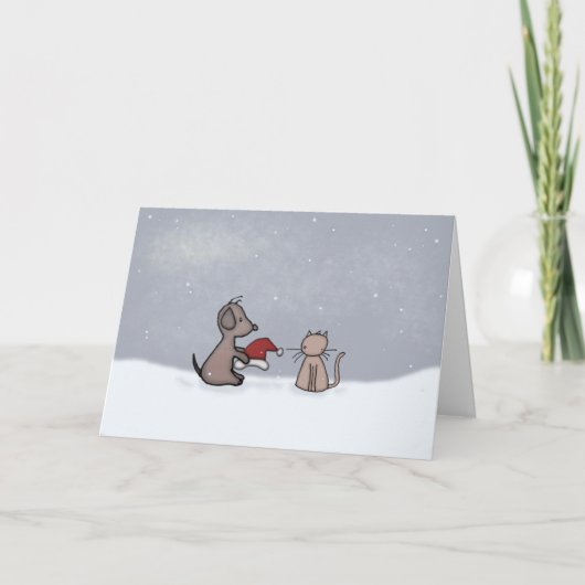 De Vrienden van de Groeten van het seizoen Feestdagen Kaart (Voorkant)