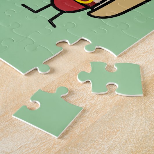 De Vrienden van de hotdog Legpuzzel (Zijkant)