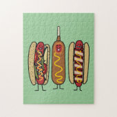 De Vrienden van de hotdog Legpuzzel (Verticaal)