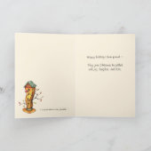 De Vrienden van de sneeuwman en van de Vogel - Feestdagen Kaart (Binnen)