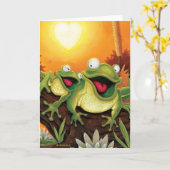 De Vrienden van Froggy Kaart (Gele Bloem)
