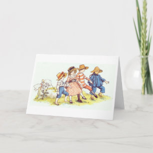 De Vrienden van kinderjaren, Wenskaart Kaart