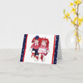 De Vrienden van Raggedy nemen nota van Kaart (Gele Bloem)