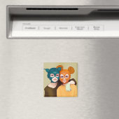 De vrienden van Yip aan Magneet (Insitu (Vaatwasser))