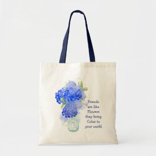 De vrienden zijn als Bloemen die het Citaat van de Tote Bag