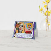 DE VRIENDEN ZIJN ALS DOMOREN… WAT ECHT ZIJN, ZIJN KAART (Gele Bloem)