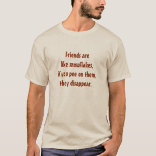 De vrienden zijn als sneeuwvlokken, t-shirt