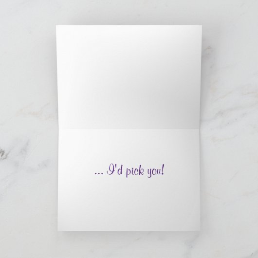 De vrienden zijn Bloemen - u! Kaart (Binnen)