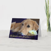 De vrienden zijn Bloemen - u! Kaart (Voorkant)