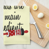 De vrienden zijn de Belangrijkste Ingrediënt Keuke Theedoek (Quarter Fold)