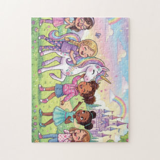 De Vriendenpuzzel van het Magische Kasteel Legpuzzel