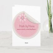 De vriendschap nam Boeket toe Kaart (Achterkant)