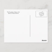 De vriendschap Salem, MA Briefkaart (Achterkant)