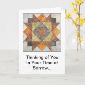 De Vriendschap van het Blok van het dekbed - het Kaart (Gele Bloem)