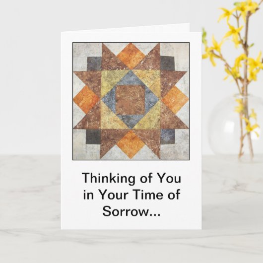 De Vriendschap van het Blok van het dekbed - het Kaart (Gele Bloem)