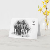 De Vriendschap van het paard: De originele Kaart (Gele Bloem)