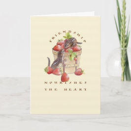 De vriendschap voedt het Hart Kaart