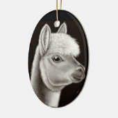 De vriendschappelijke alpaca Ornament (Links)