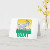 De Vriendschappelijke Geit van het kind Kaart (Gele Bloem)