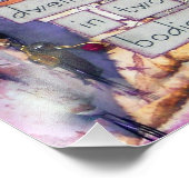 De vriendschappelijke vriendschap van het citaat v foto afdruk (Hoek)