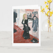 De "vrijdag stoeit " kaart (Gele Bloem)