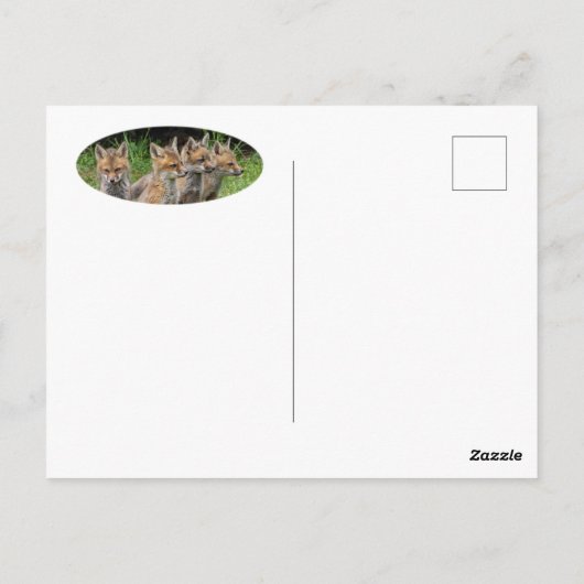 De vrije denker Fox Briefkaart (Achterkant)