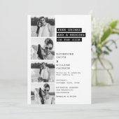 De vrije Doopvont van het Etiket van de Foto Van B Kaart (Staand voorkant)