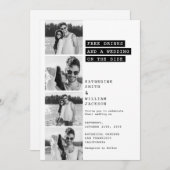 De vrije Doopvont van het Etiket van de Foto Van B Kaart (Voorkant / Achterkant)