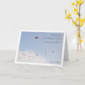 De Vrije haiku's van de vlieg (of schrijf uw eigen Kaart (Gele Bloem)