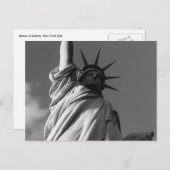 de vrije zijde zwart - wit briefkaart (Voorkant / Achterkant)