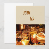 **DE VRIJGELLLENPARTY** UITNODIGING (Voorkant / Achterkant)