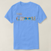 De vrijgezellenfeest crew van de bruidegom t-shirt (Design voorkant)