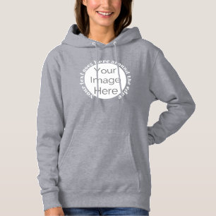 de vrijgezellenfeest uw afbeelding hier, foto aang hoodie