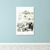 De Vrijheid" Canvas Afdruk (Insitu (Houten vloer))