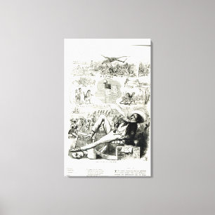 De Vrijheid" Canvas Afdruk